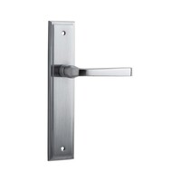 IVER ANNECY DOOR LEVER HANDLE ON STEPPED BACKPLATE - CUSTOMISE TO YOUR NEEDS