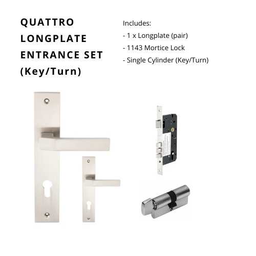 ZANDA QUATTRO LONGPLATE HANDLE