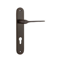 IVER COMO DOOR LEVER HANDLE ON OVAL BACKPLATE - CUSTOMISE TO YOUR NEEDS