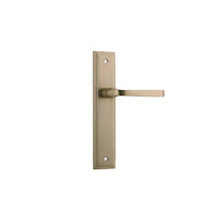 IVER ANNECY DOOR LEVER HANDLE ON STEPPED BACKPLATE - CUSTOMISE TO YOUR NEEDS