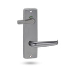Lockwood 1941 Square End Plate Privacy Indicator Disabled Turn & 180 Lever Satin Chrome 1941/180PC - primehardware