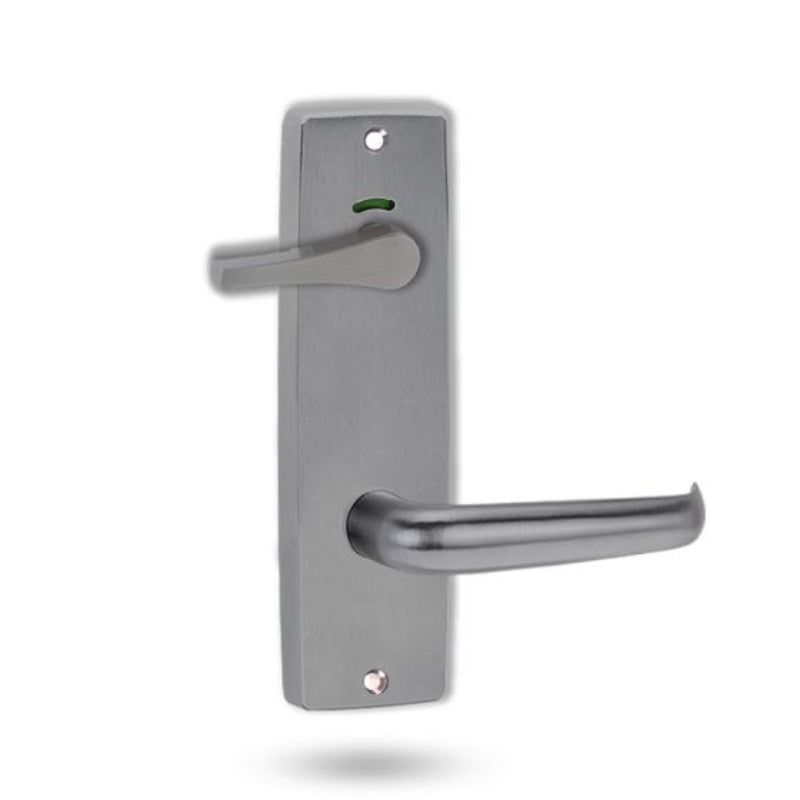 Lockwood 1941 Square End Plate Privacy Indicator Disabled Turn & 180 Lever Satin Chrome 1941/180PC