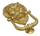 Superior Brass Lion Door Knocker PB 200mm - primehardware
