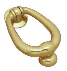 Superior Brass Contemporary Knocker Oval Polished Brass 150x100mm