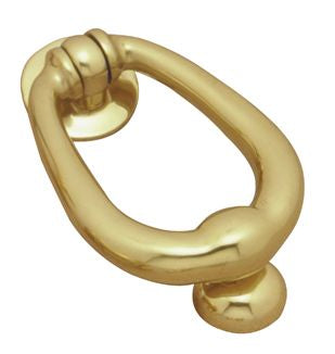 Superior Brass Contemporary Knocker Oval PB 150x100mm