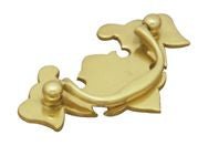 Superior Brass Plate Handle PB 100mm - primehardware