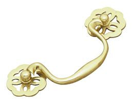 Superior Brass Drop Handle PB 95mm