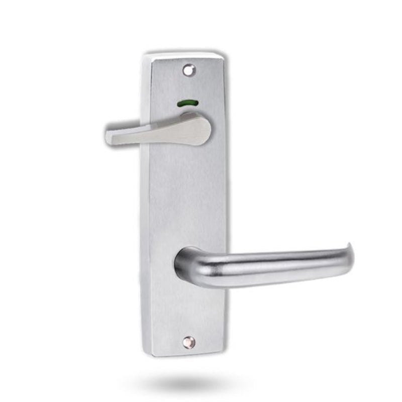 Lockwood 1941 Square End Plate Privacy Indicator Disabled Turn & 180 Lever Satin Chrome 1941/180SC - primehardware