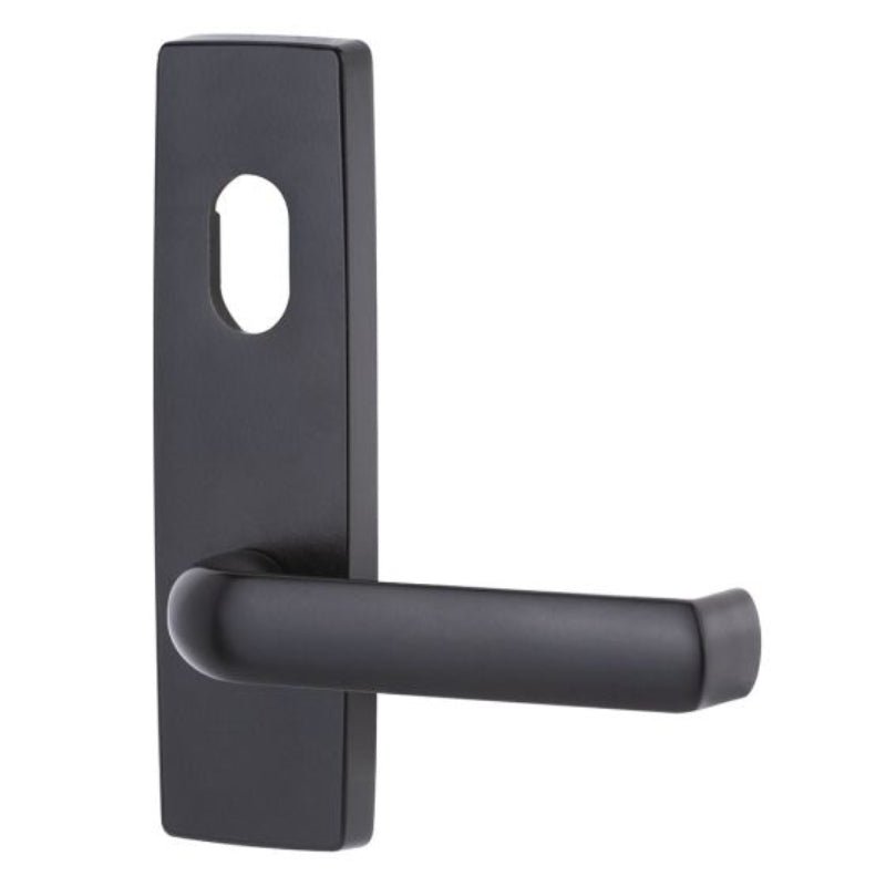 Lockwood 1801 Square End Plate With Cylinder Hole & 77 Lever Polyester Powdercoat 1801/77PC - primehardware