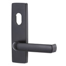 Lockwood 1801 Square End Plate With Cylinder Hole & 77 Lever Polyester Powdercoat 1801/77PC - primehardware