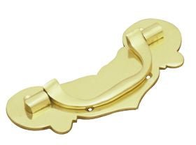 Superior Brass Chest Plate Handle PB 155x70mm - primehardware
