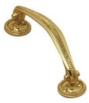 Superior Brass Pull Handle Georgian PB 175mm - primehardware