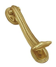 Superior Brass Door Knocker Georgian Polished Brass 150mm