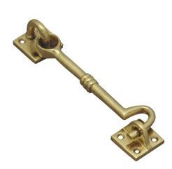 Superior Brass Cabin Hook & Eye PB 150mm