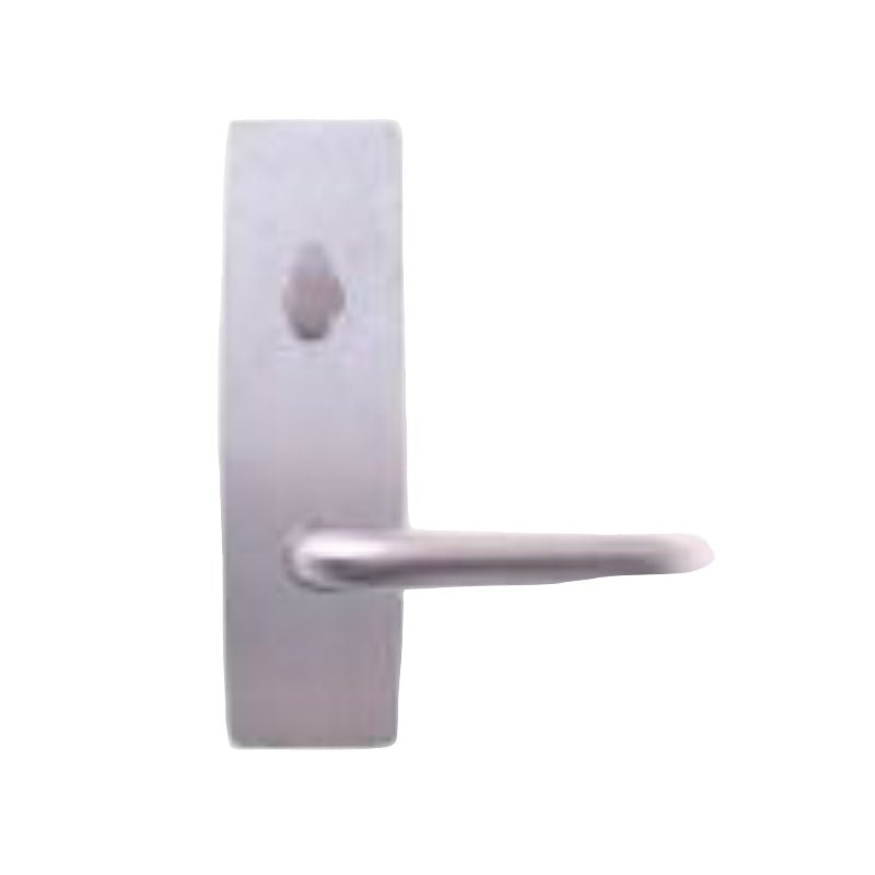 Lockwood 1801 Square End Plate With Cylinder Hole & 90 Lever Polished Brass Unlacquered 1801/90BU