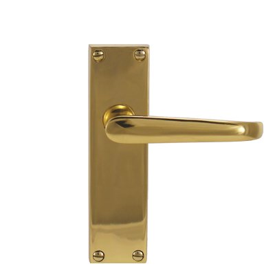 Superior Brass Lever Latch PB 120x45mm ONLY LEVER SET - primehardware