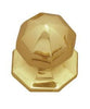 Polished Brass Centre Knob Octagonal Polished Brass 110mm 4092 - primehardware