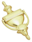 Superior Brass Victorian Edwardian Knocker PB 200mm - primehardware