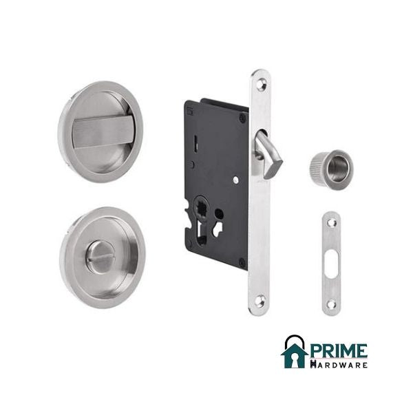 ZANDA 8106+ ITALIAN RANGE PRIVACY FLUSH PULL KIT - AVAILABLE IN VARIOUS FINISHES