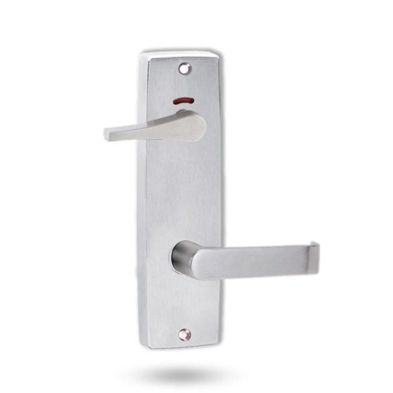 Lockwood 1941 Square End Plate Privacy Indicator Disabled Turn & 59 Lever Satin Chrome 1941/59SC - primehardware