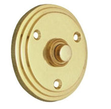 Superior Brass Bell Plate Edged Round Polished Brass 67mm
