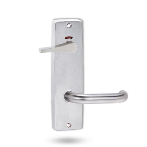 Lockwood 1941 Square End Plate Privacy Indicator Disabled Turn & 70 Lever Double Satin Chrome Plate 1941/70DSC - primehardware