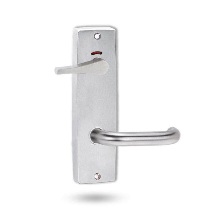 Lockwood 1941 Square End Plate Privacy Indicator Disabled Turn & 70 Lever Double Satin Chrome Plate 1941/70DSC