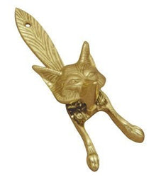 Superior Brass Fox Knocker Polished Brass 160mm