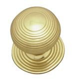 Superior Brass Cupboard Knobs Polished Brass 30mm (Pair)