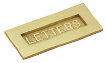 Superior Brass Letter Plate Polished Brass 85x195mm