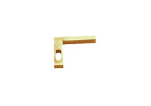 Superior Brass Letter Plate Bracket Polished Brass (Pair)