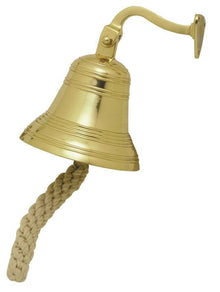 Superior Brass Ship Bell 160mm Polished Brass 160mm Diam.