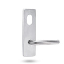 Lockwood 1801 Square End Plate With Cylinder Hole & 97 Lever Chrome Plate 1801/97CP - primehardware