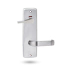 Lockwood 1941 Square End Plate Privacy Indicator Disabled Turn & 74 Lever Satin Chrome 1941/74SC - primehardware