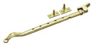 Superior Brass Casement Stay PB 310mm - primehardware
