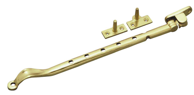 Superior Brass Casement Stay PB 310mm