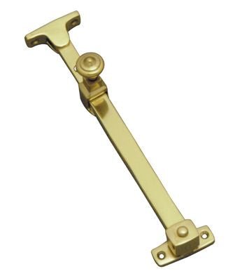Superior Brass Casement Stay Telescopic Extendible Locking Pin PB 300mm - primehardware