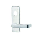 Lockwood 1801 Square End Plate With Cylinder Hole & 45 Deg Angled 70 Lever Satin Chrome 1801/AD70LSC - primehardware