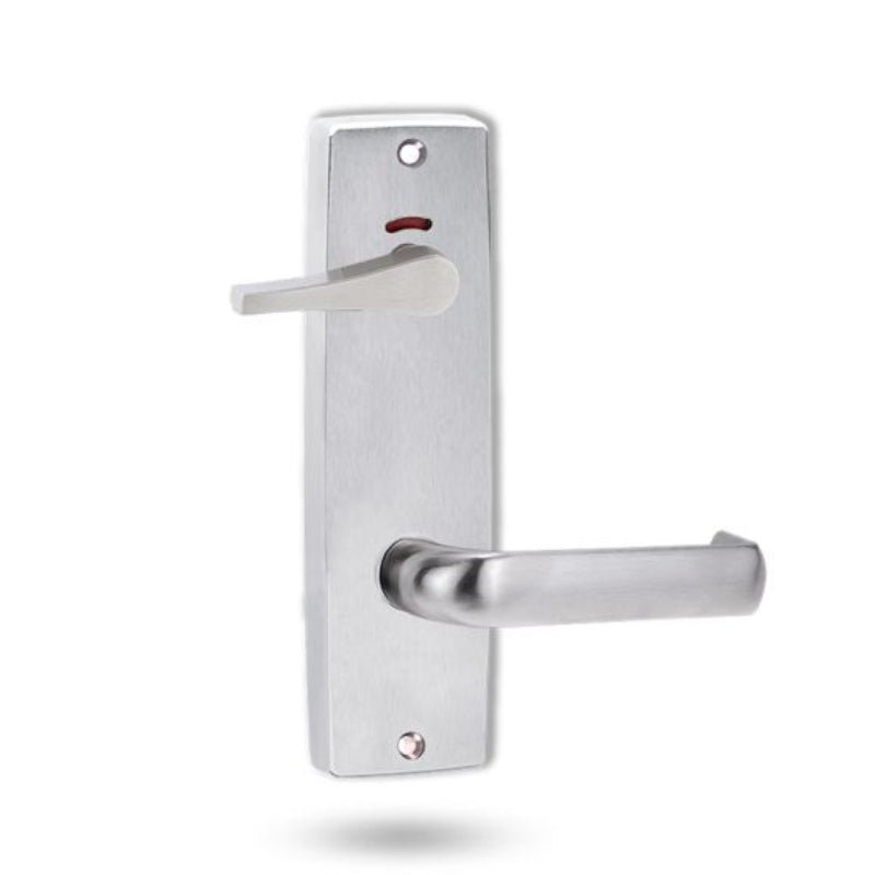 Lockwood 1941 Square End Plate Privacy Indicator Disabled Turn & 77 Lever Satin Chrome 1941/77SC - primehardware