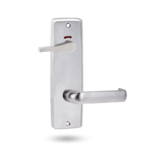Lockwood 1941 Square End Plate Privacy Indicator Disabled Turn & 77 Lever Satin Chrome 1941/77SC - primehardware