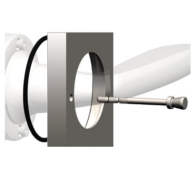 Austyle Square Privacy Adaptor Cove for 316SSS Levers Sets 52x52mm - primehardware