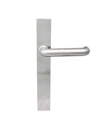 Superior Brass 316 Stainless Steel Lever Passage Satin Stainless Steel 228x32mm (Pair)