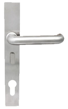 Superior Brass 316 Stainless Steel Lever Entrance myLOCK Satin Stainless Steel 228x32mm (Pair)