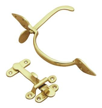 Superior Brass Gate Latch PB 215mm - primehardware