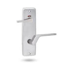 Lockwood 1941 Square End Plate Privacy Indicator Disabled Turn & 45 Degree Angled Down 97 Lever Satin Chrome 1941/AD97LSC - primehardware