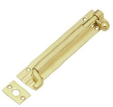 Superior Brass Barrel Bolt Offset 100mm Polished Brass 100x32mm