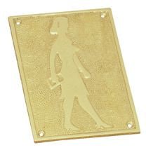 Superior Brass Ladies Sign PB 105x155mm - primehardware