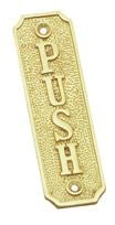 Superior Brass Push Sign PB 115x35mm - primehardware