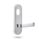 Lockwood 2801 External Round End Plate with Cylinder Hole & 131 Lever Oil Rubbed Bronze 2801/131ORB - primehardware