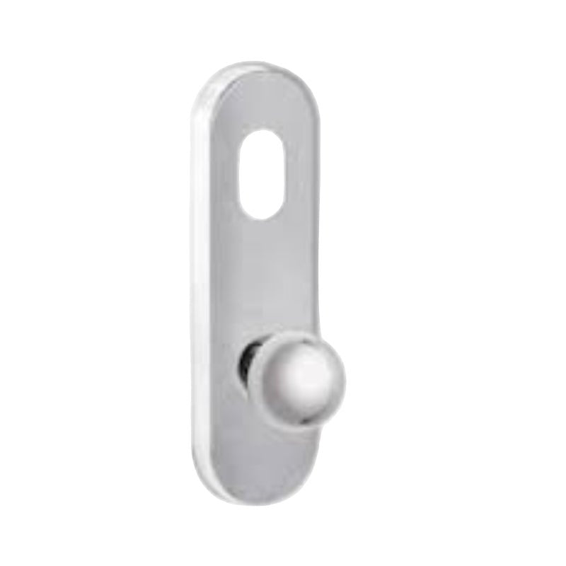 Lockwood 2801 Round End Plate with Cylinder Hole & 20 Knob Polyester Powdercoat 2801/20PC
